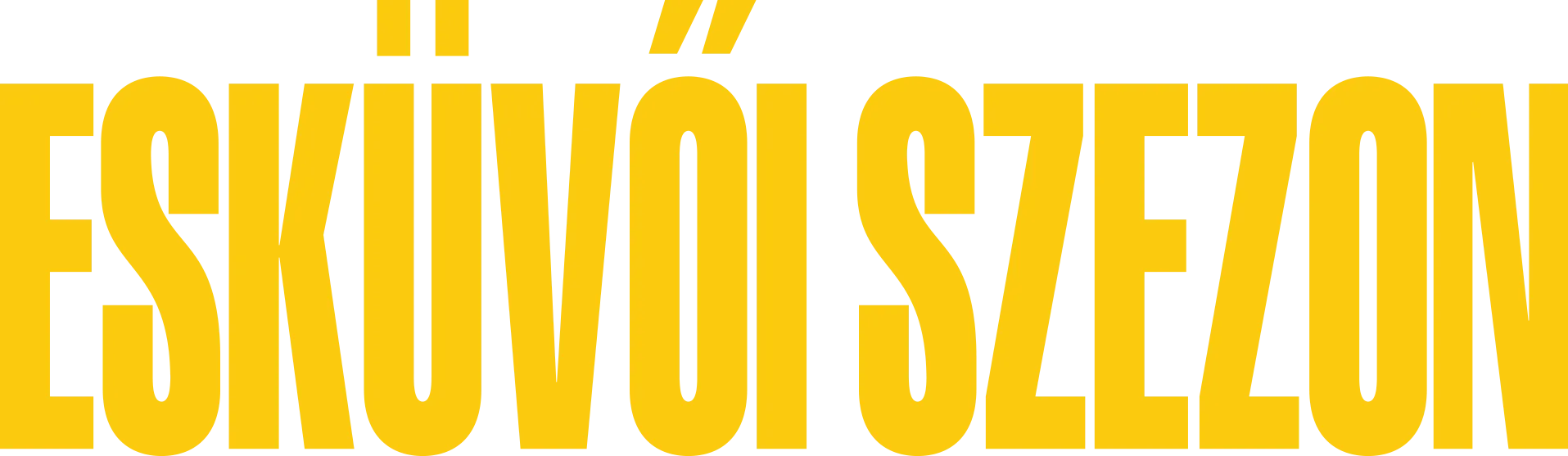 Esküvői szezon