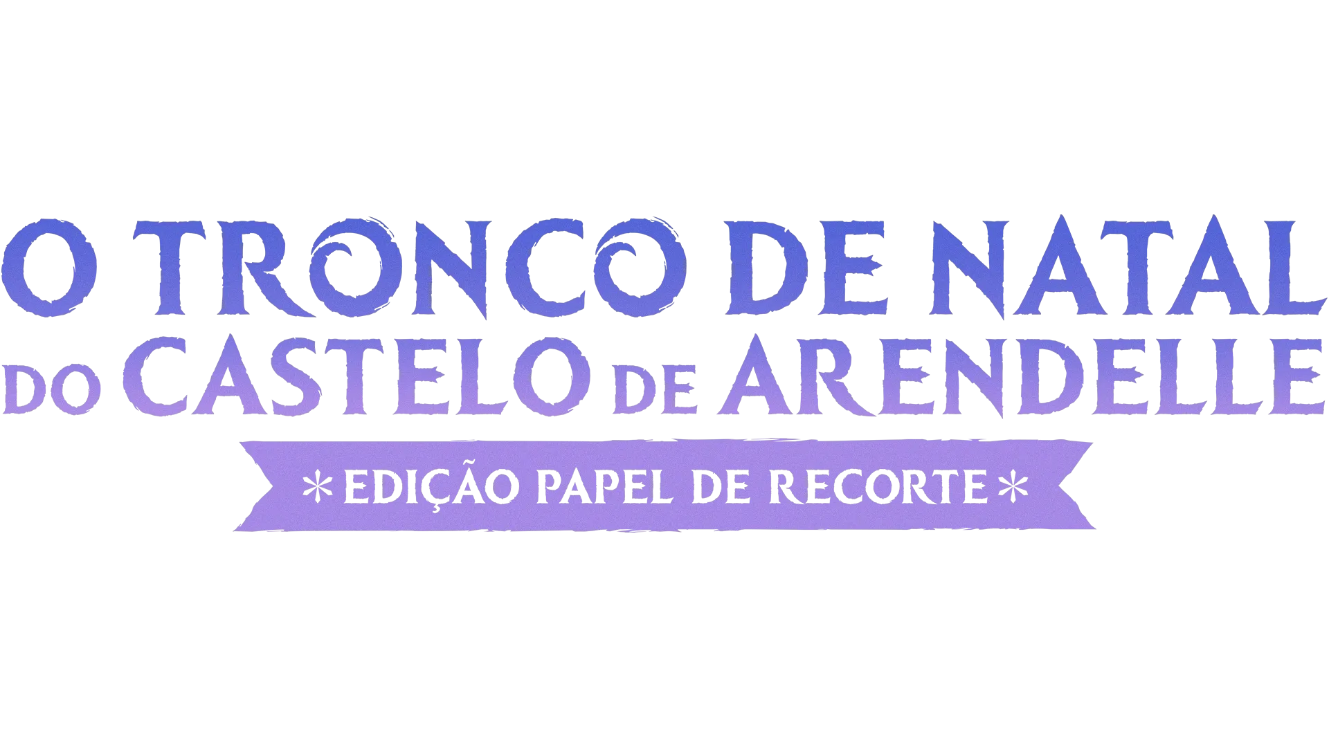 O Tronco de Natal do Castelo de Arendelle: Edição Papel de Recorte