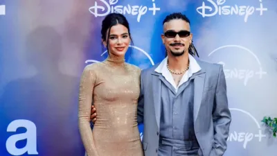 Bruna Marquezine (Bia) e Sérgio Malheiros (Victor) na festa de pré-estreia da 2ª temporada de Amor da Minha Vida