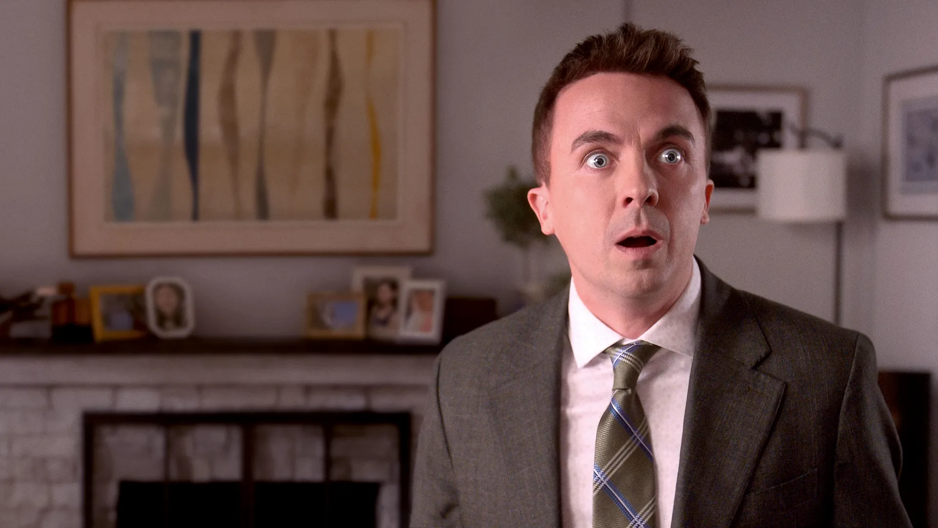 This image shows Frankie Muniz as Malcolm in the upcoming revival series Malcolm in the Middle: Life's Still Unfair. 