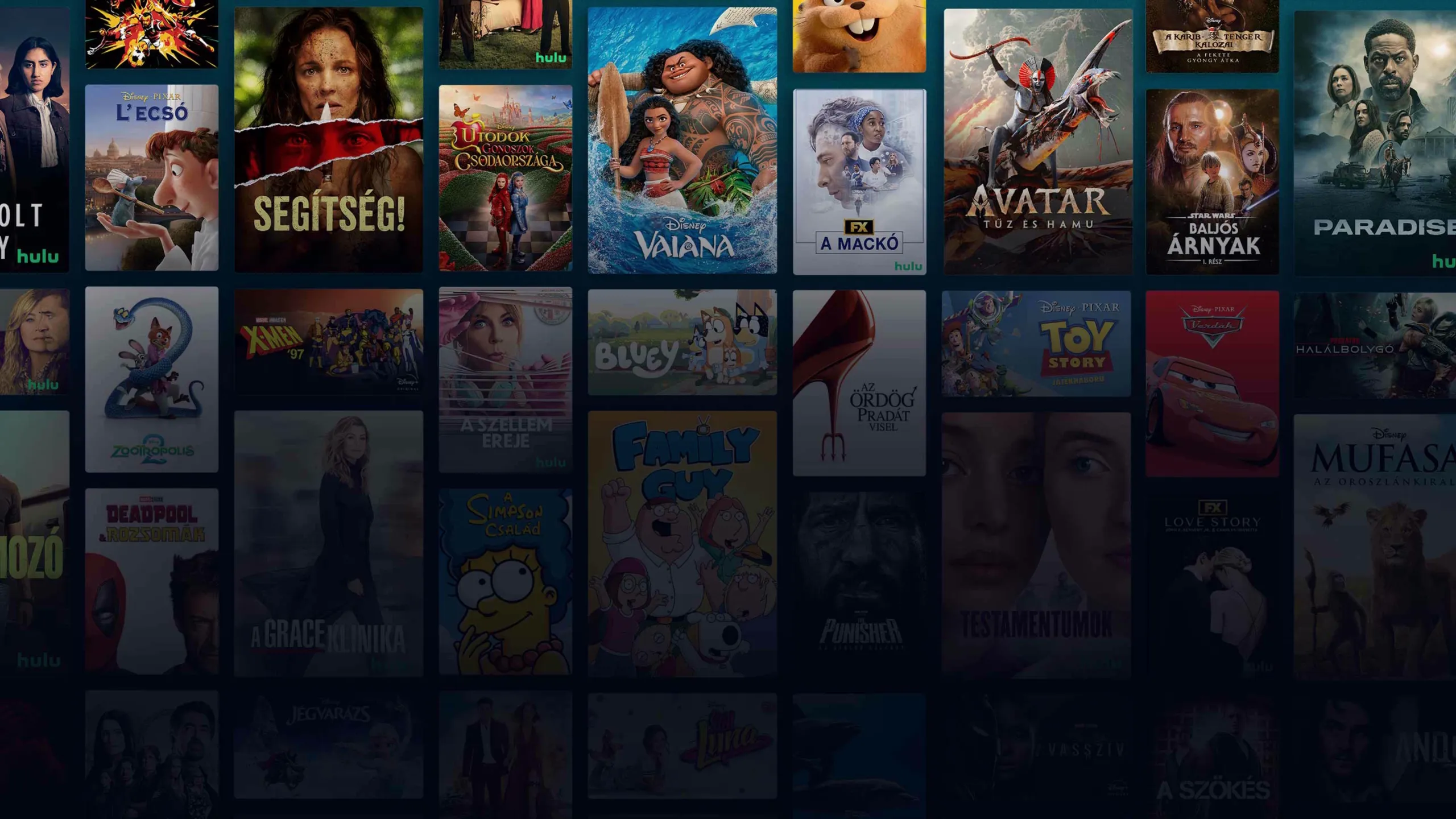 Background image of various Disney+ titles