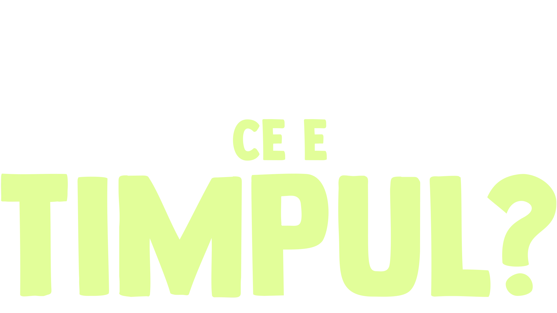 Întrebările lui Furchi: ce e timpul?