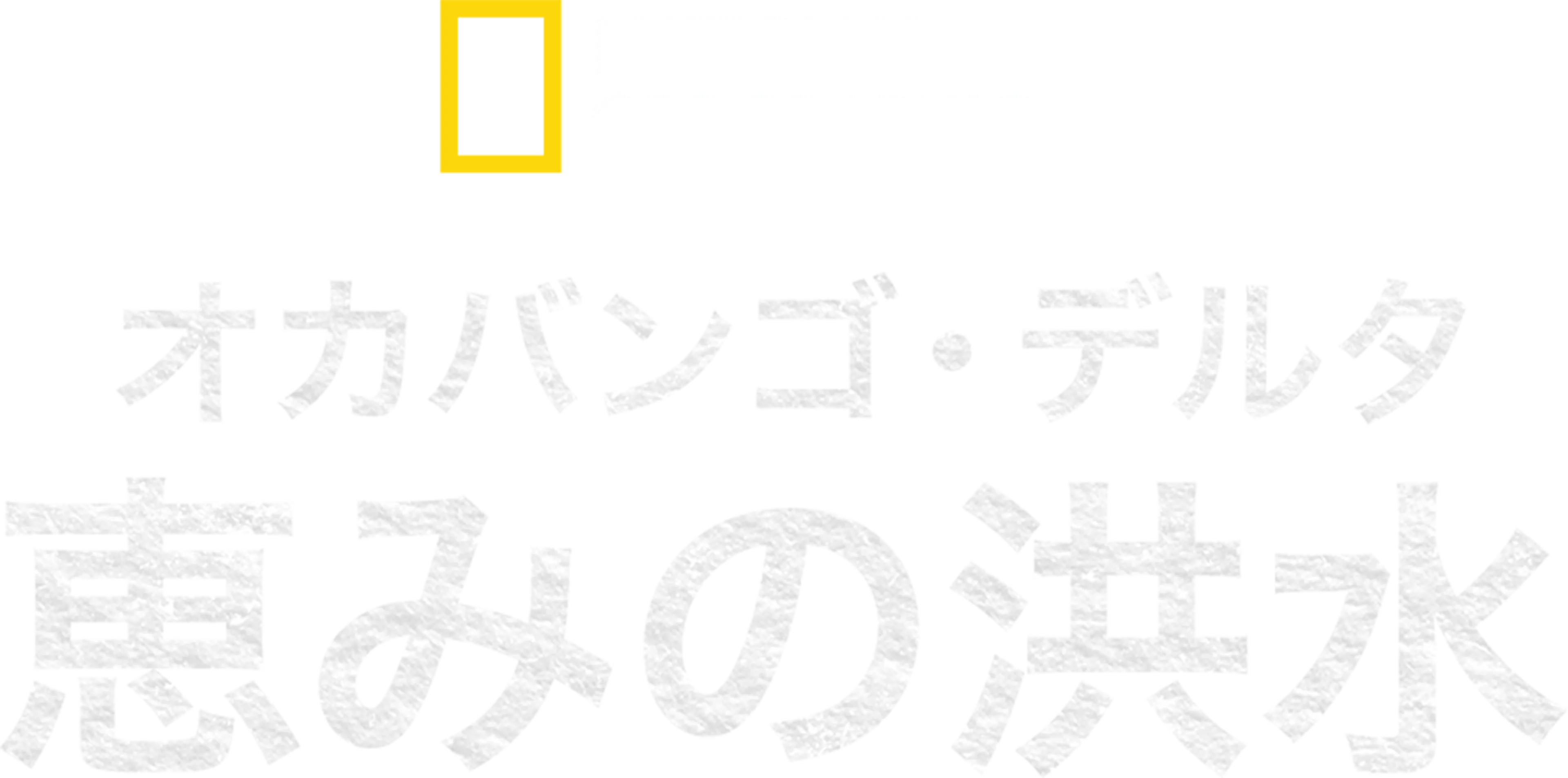 オカバンゴ・デルタ 恵みの洪水