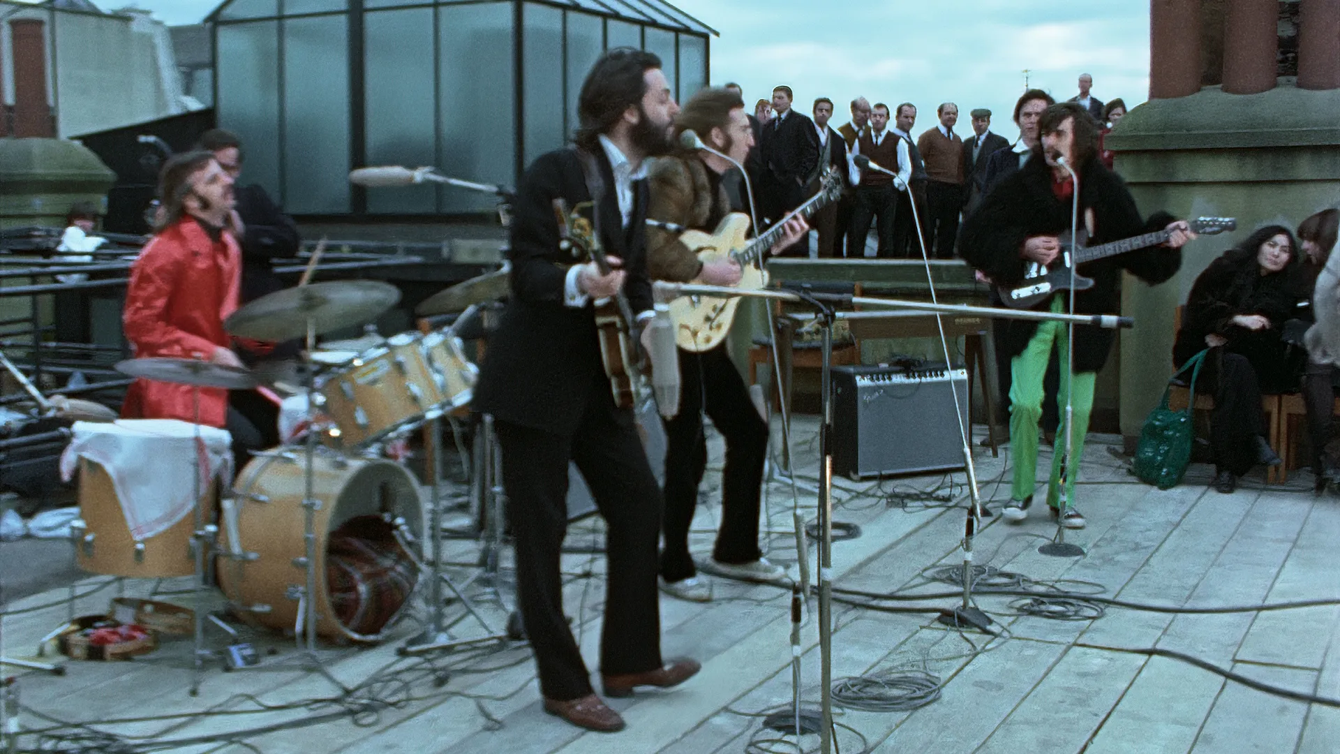 The Beatles' final live performance, known as the rooftop concert, which took place on January 30, 1969