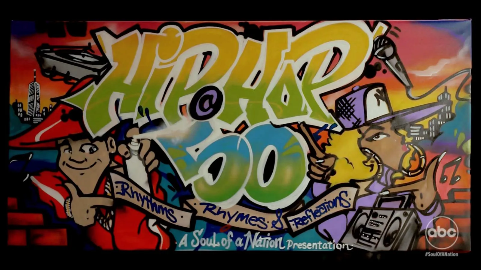 thumbnail - S1:E1 Hip-Hop at 50: Rhythms, Rhymes & Reflections -- A Soul of a Nation Presentation