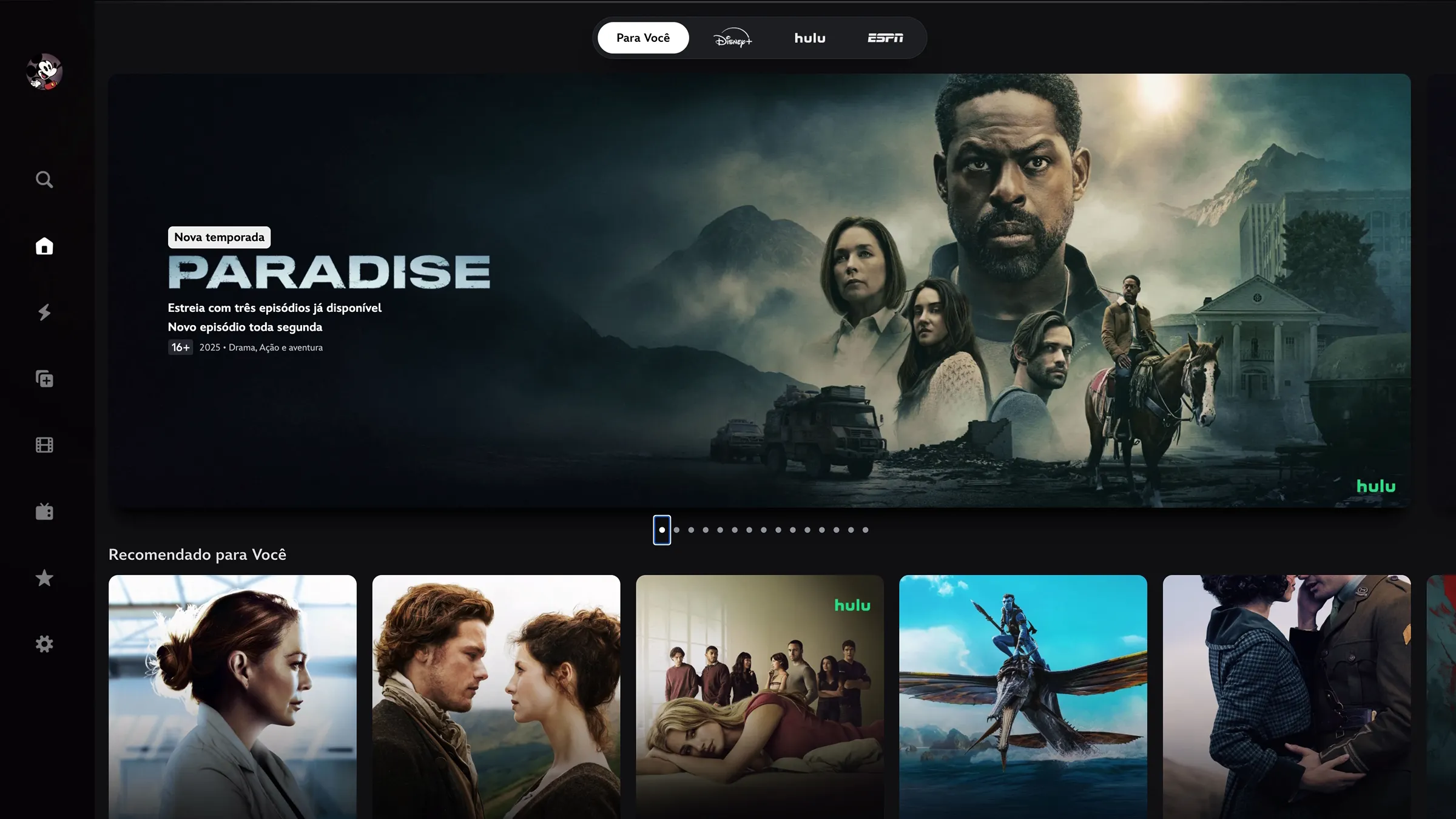 Aba no Disney+ com Paradise