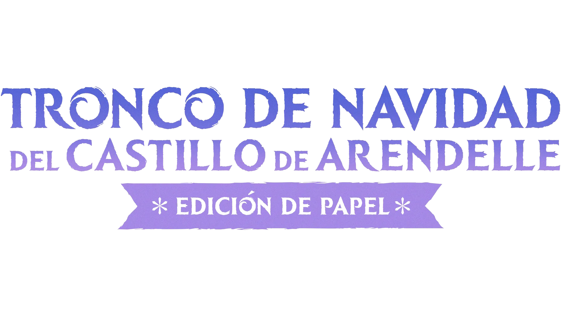 Tronco de Navidad del castillo de Arendelle: Edición de papel