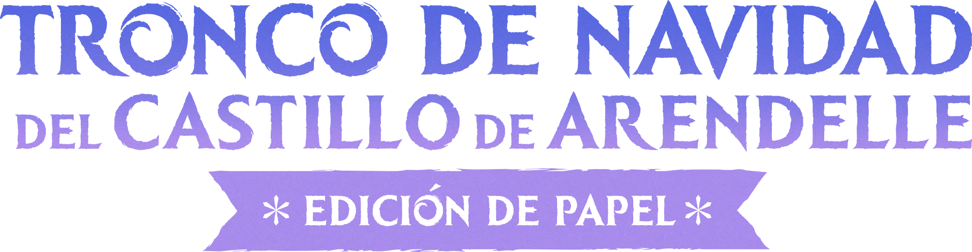 Tronco de Navidad del castillo de Arendelle: Edición de papel