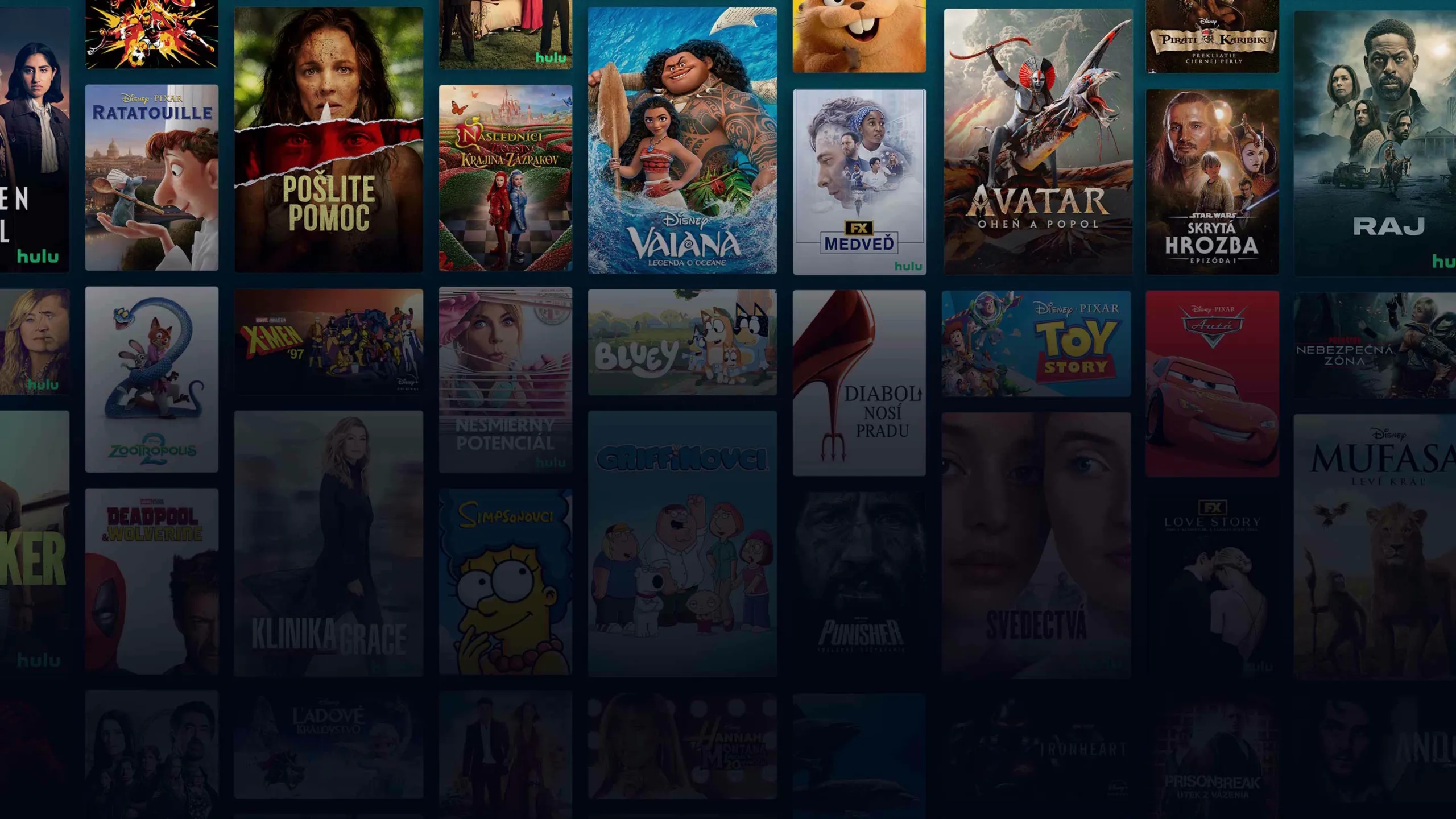 Background image of various Disney+ titles