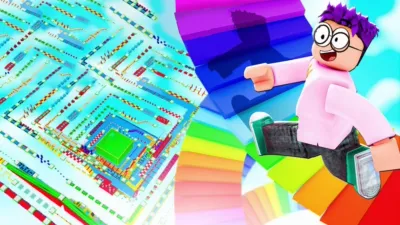 thumbnail - S3:E9 Hundred Level Roblox With LankyBox!