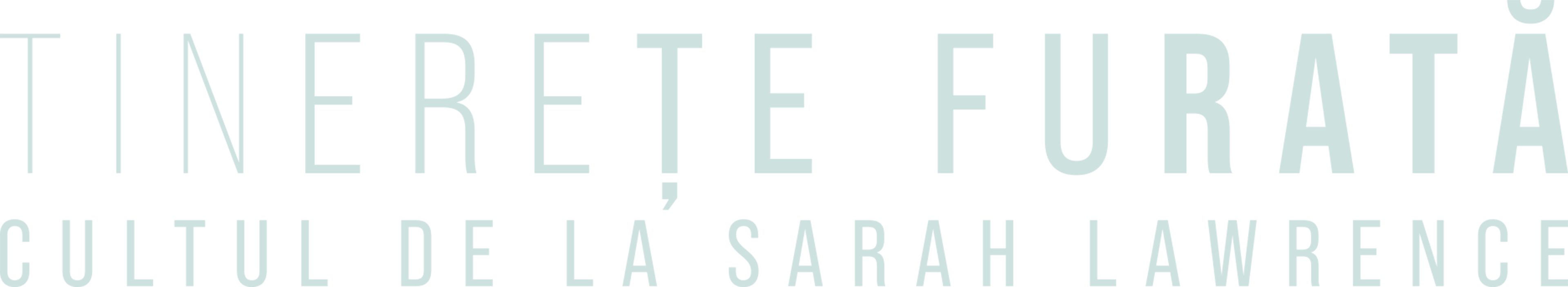 Tinerețe furată: Cultul de la Sarah Lawrence