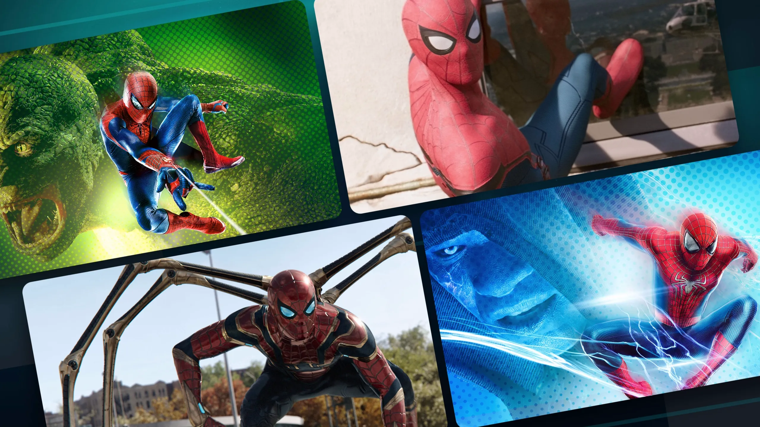 Four Spider-Man™ key art images