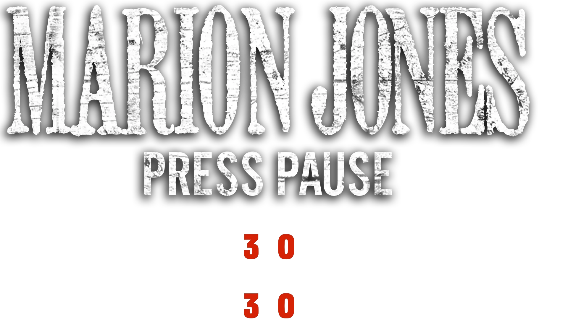 Marion Jones: Press Pause