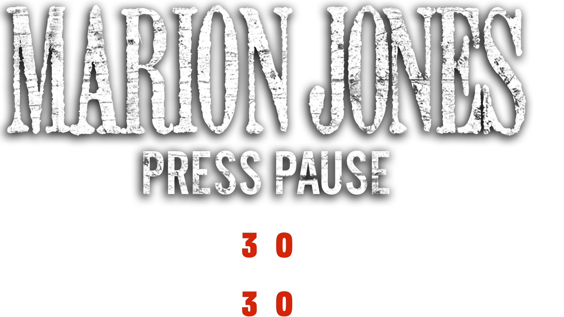 Marion Jones: Press Pause