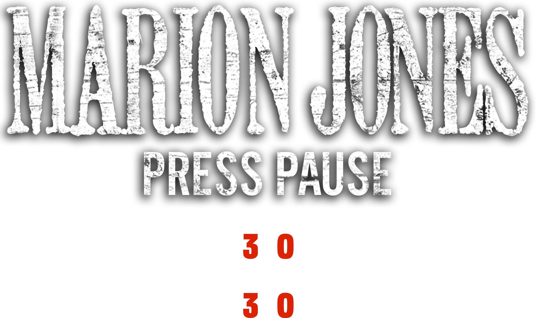 Marion Jones: Press Pause