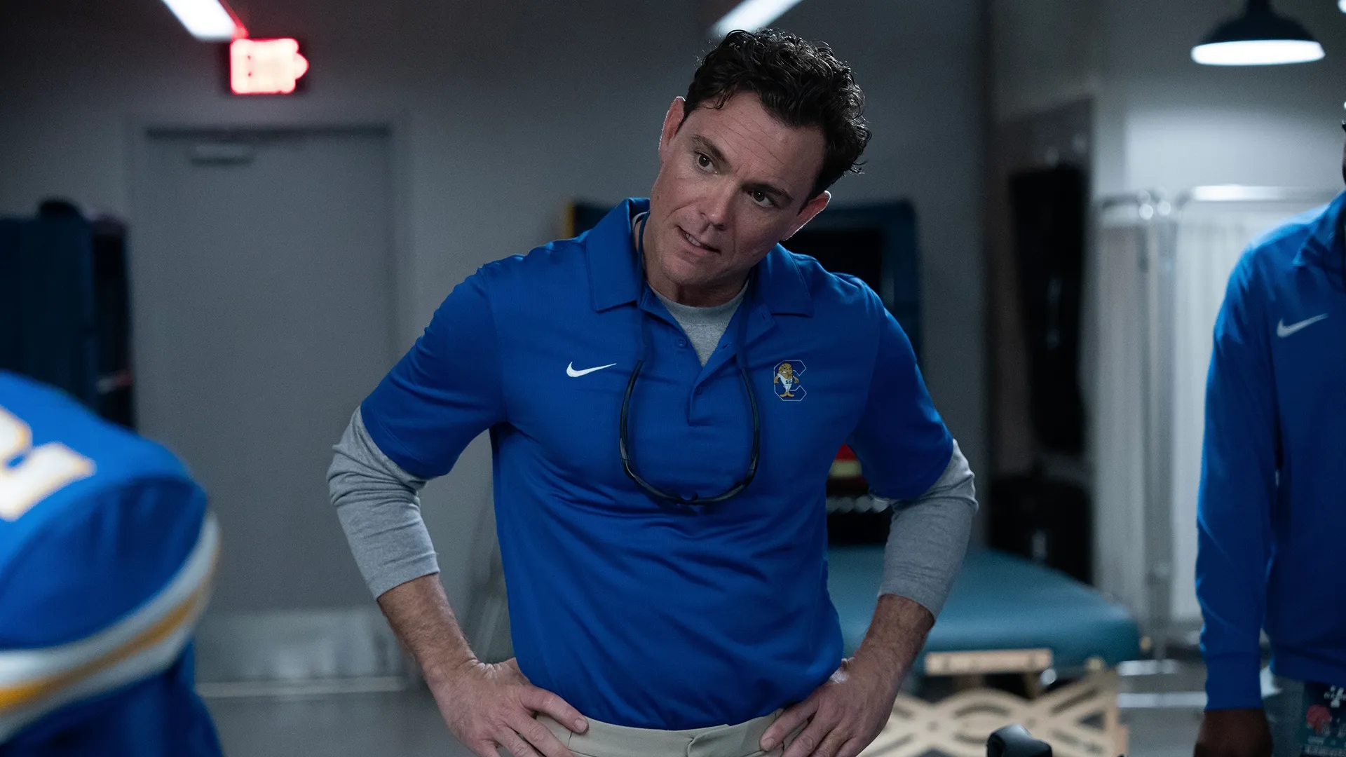 Steve Zahn as Coach Jake Hudson in Chad Powers
