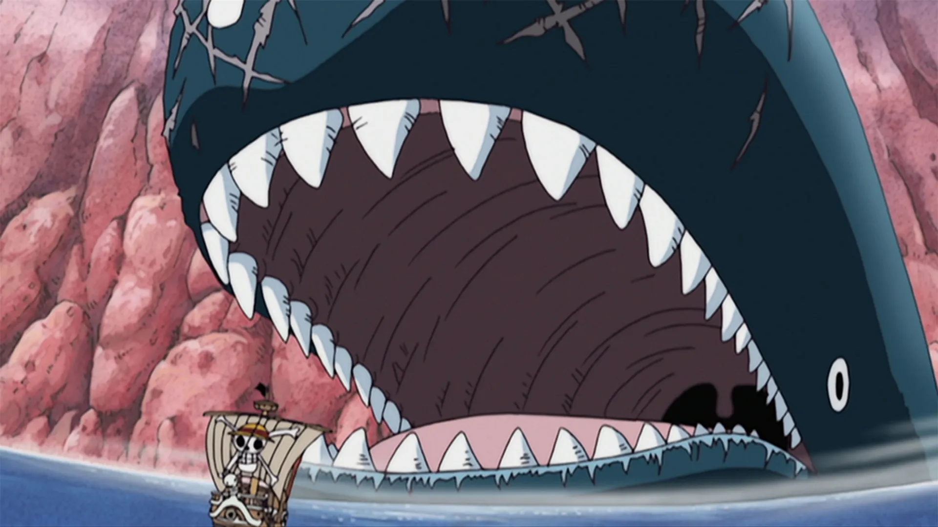 thumbnail - S2:E2 Entering the Grand Line Episode 63: A Man's Promise! Luffy and the Whale Vow to Reunite