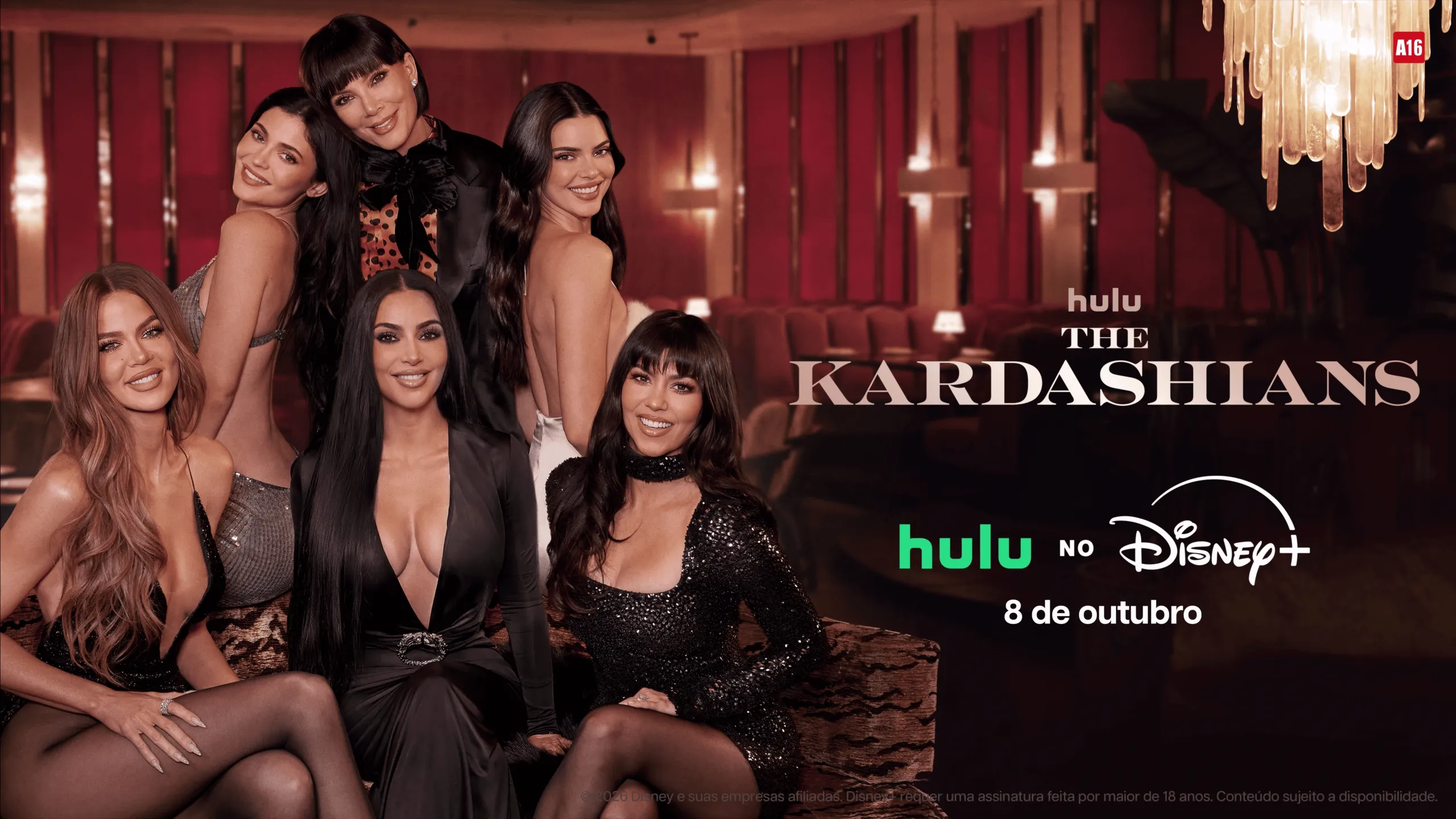 As mulheres da família Kardashian-Jenner no poster promocional da 8ª temporada de The Kardashians