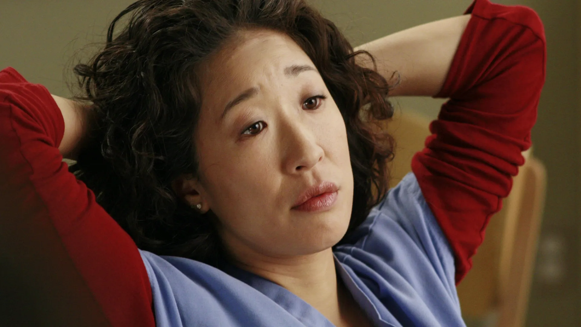 Dr. Cristina Yang (Sandra Oh) in “Haunt You Every Day” (Season 4, Episode 5), Grey's Anatomy.