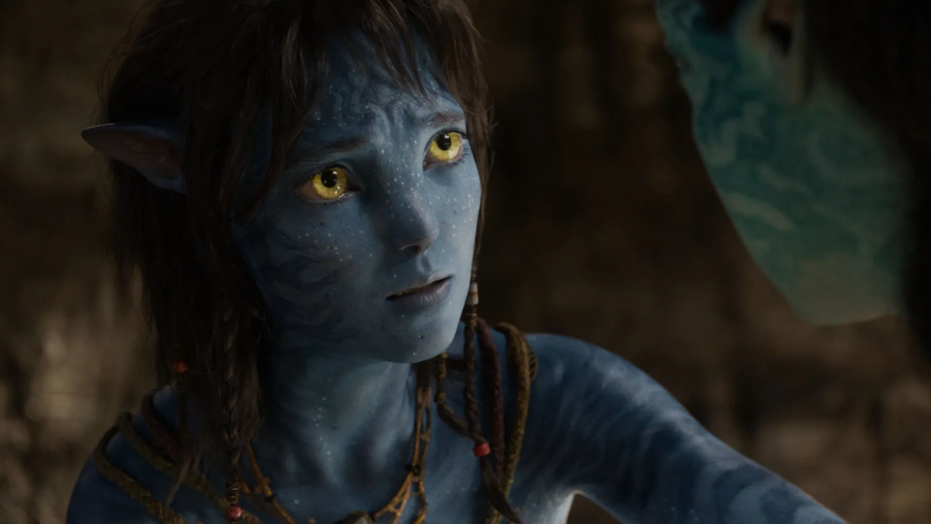 Sigourney Weaver as Kiri in Avatar: Fire and Ash, 20th Century Studios