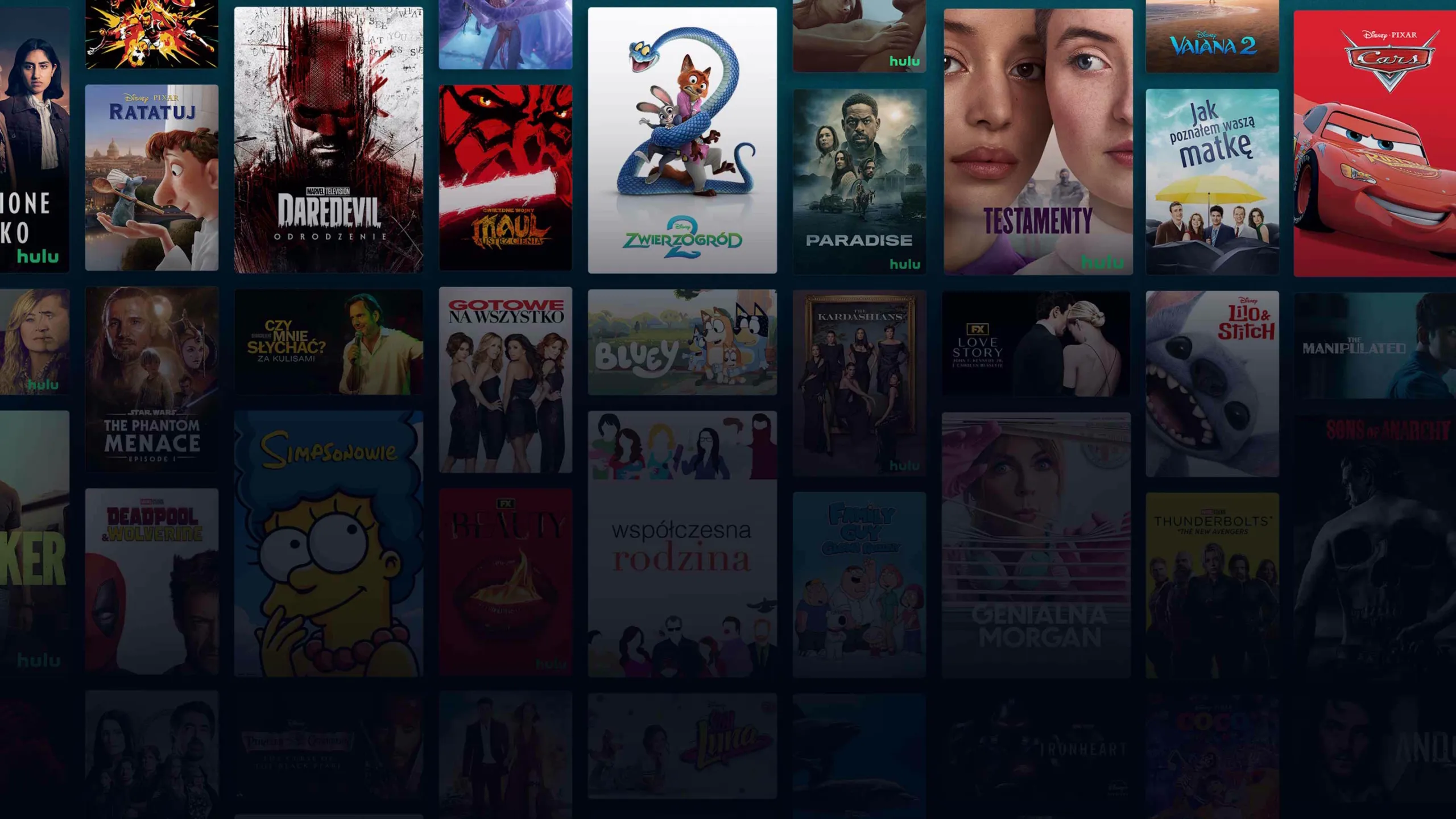 Background image of various Disney+ titles
