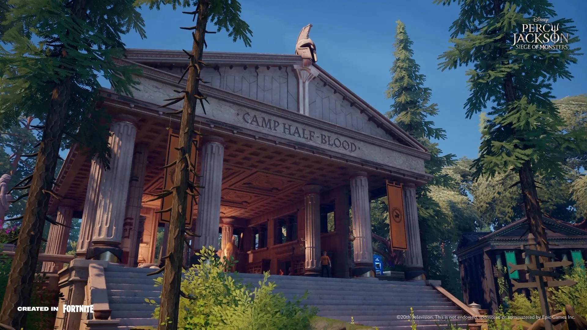 An in-game image from Percy Jackson: Siege of Monsters