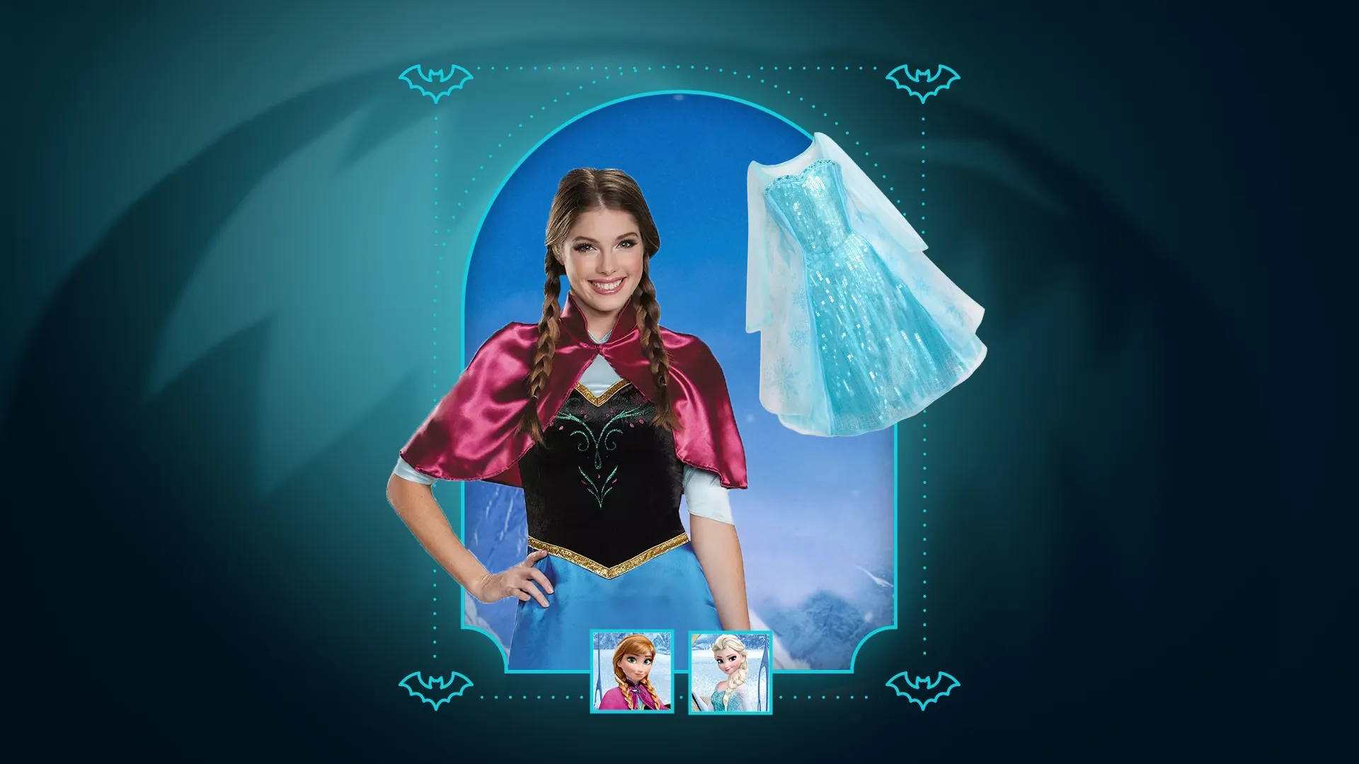 Disney Store Frozen Halloween Costumes | Anna and Elsa