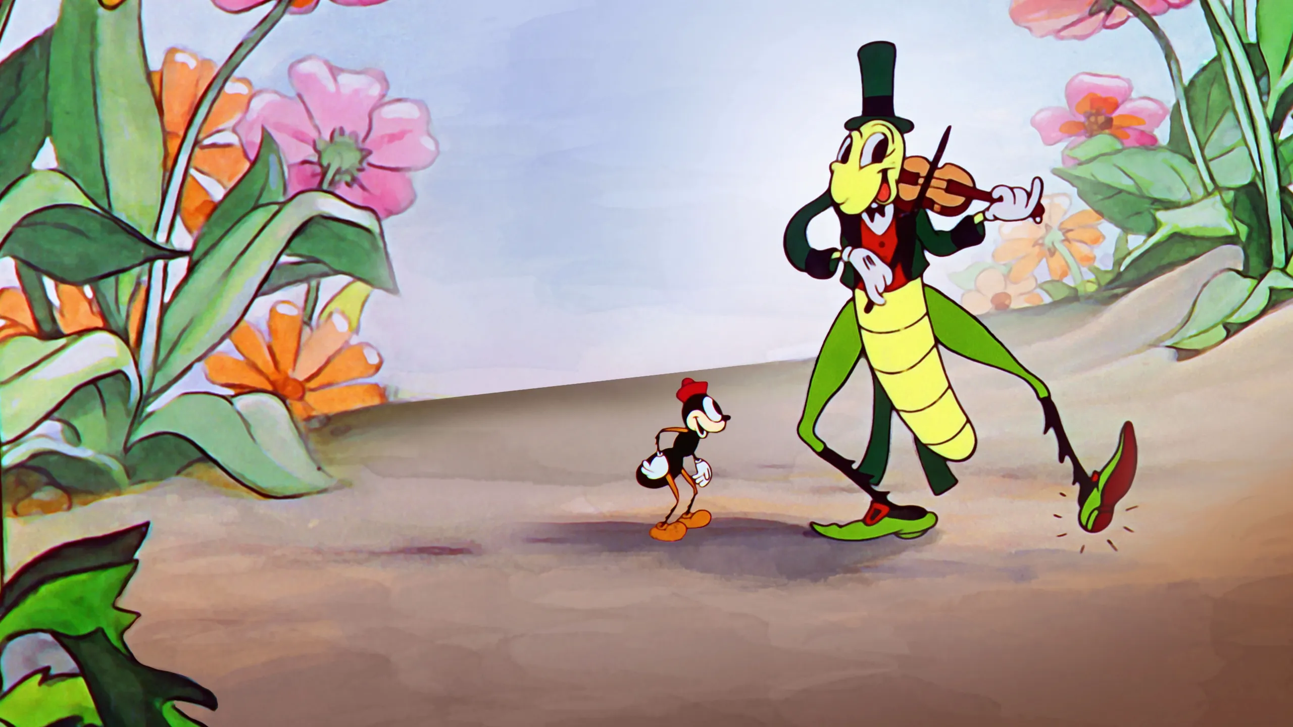 El saltamontes y las hormigas