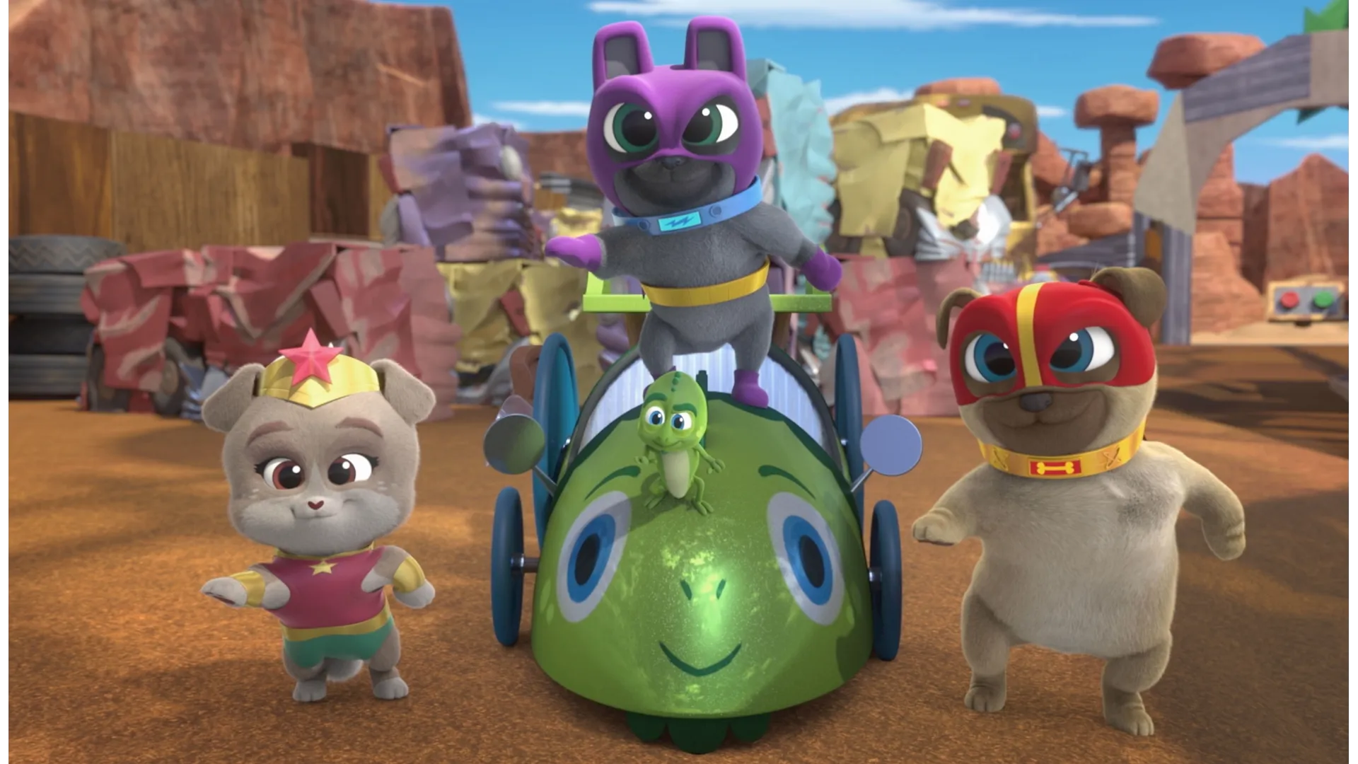 thumbnail - S5:E2 The Puppy Outdoor Play Day Games / For the Glove of the Game