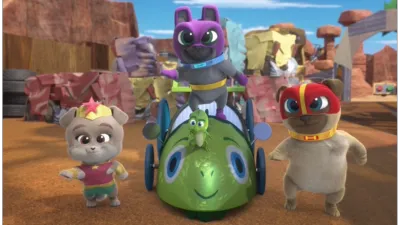 thumbnail - S5:E2 The Puppy Outdoor Play Day Games / For the Glove of the Game