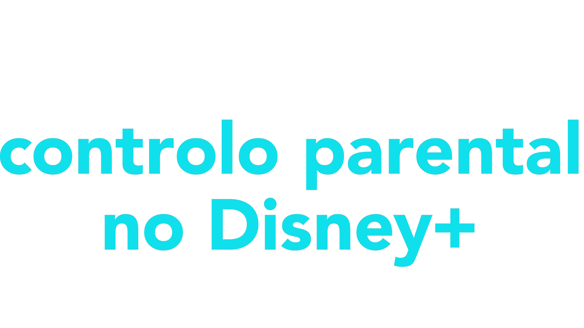 Configuração do controlo parental no Disney+