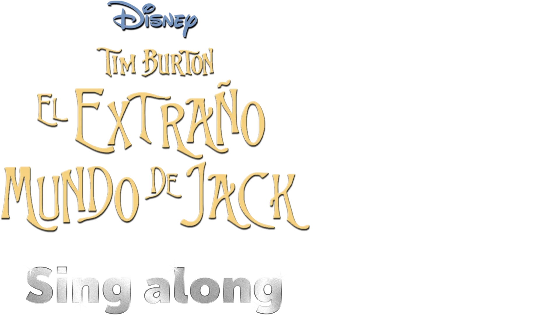 Tim Burton El extraño mundo de Jack  Sing along