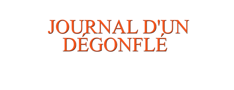 Journal d'un dégonflé : un looong voyage !