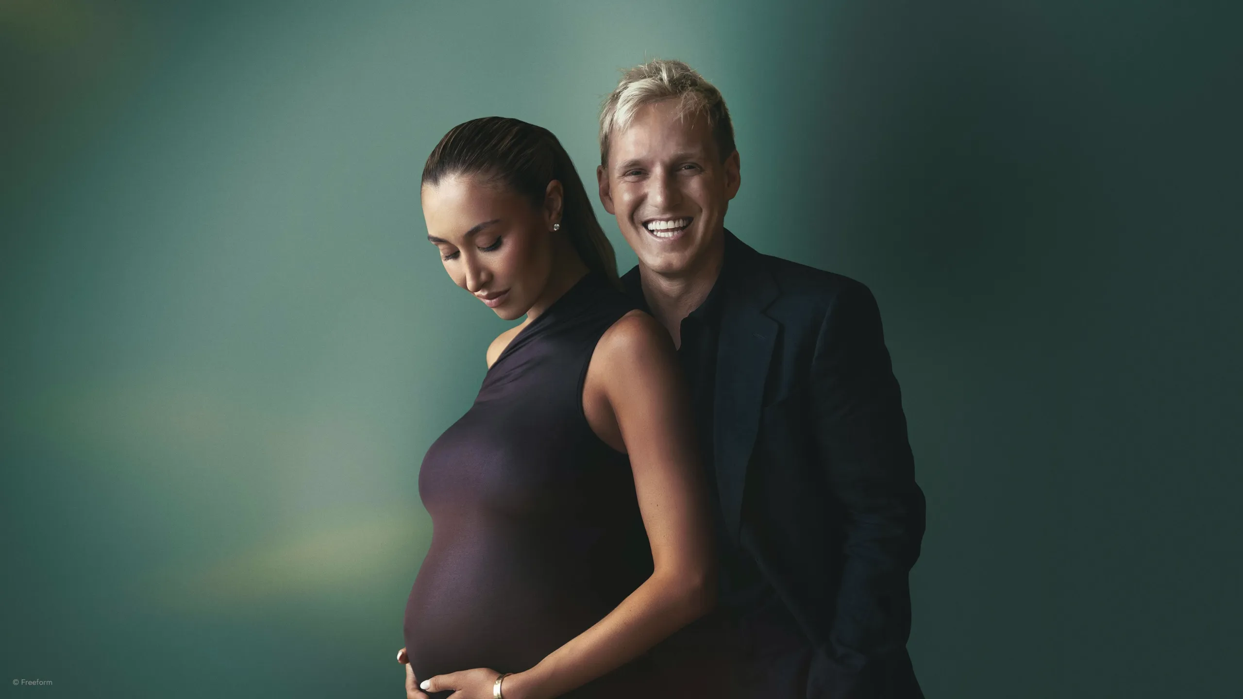 Jamie Laing and Sophie Habboo in the Disney+ reality series Raising Chelsea