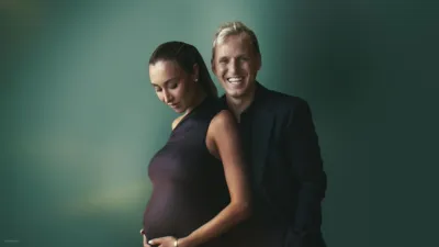 Jamie Laing and Sophie Habboo in the Disney+ reality series Raising Chelsea