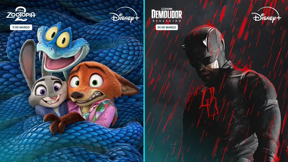 Zootopia 2 e Demolidor: Renascido, Disney+ 