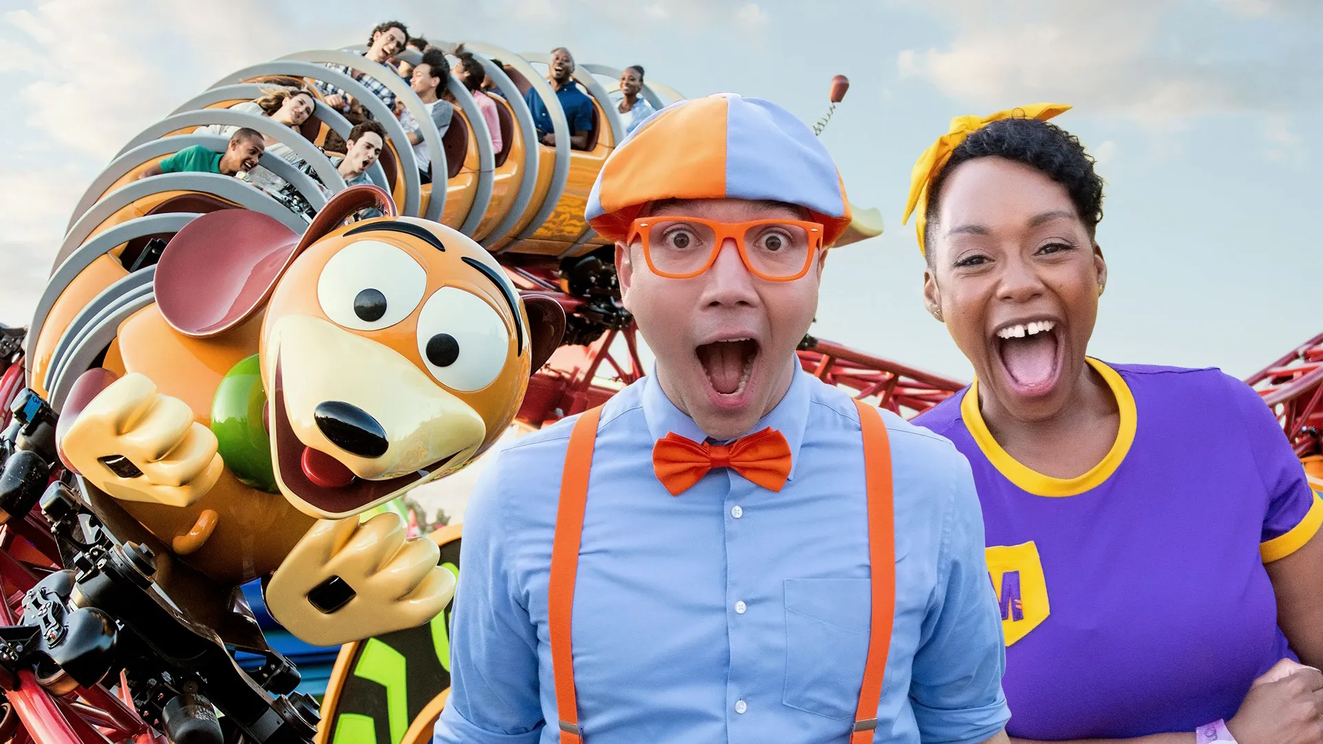 thumbnail - S1:E3 Blippi's Disney Vehicle Challenge