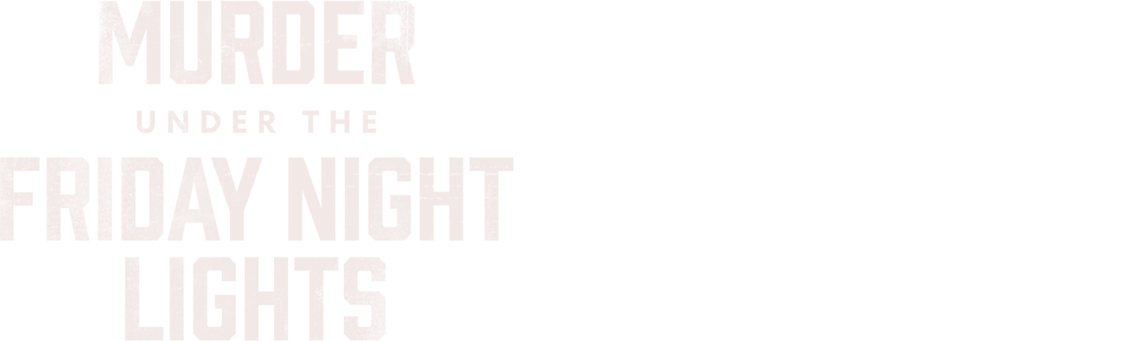 Murder Under the Friday Night Lights