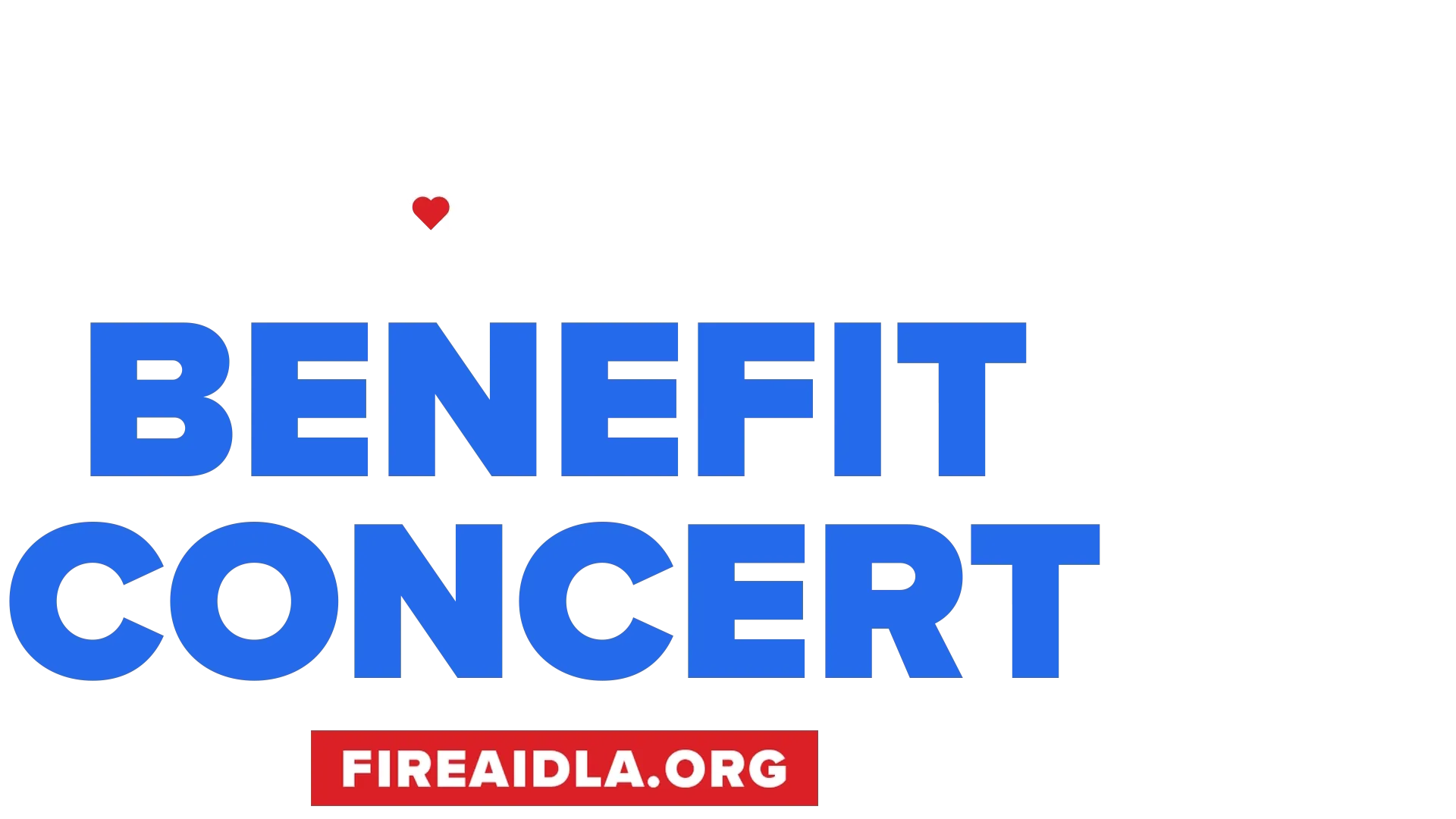 FireAid LA Benefit Concert