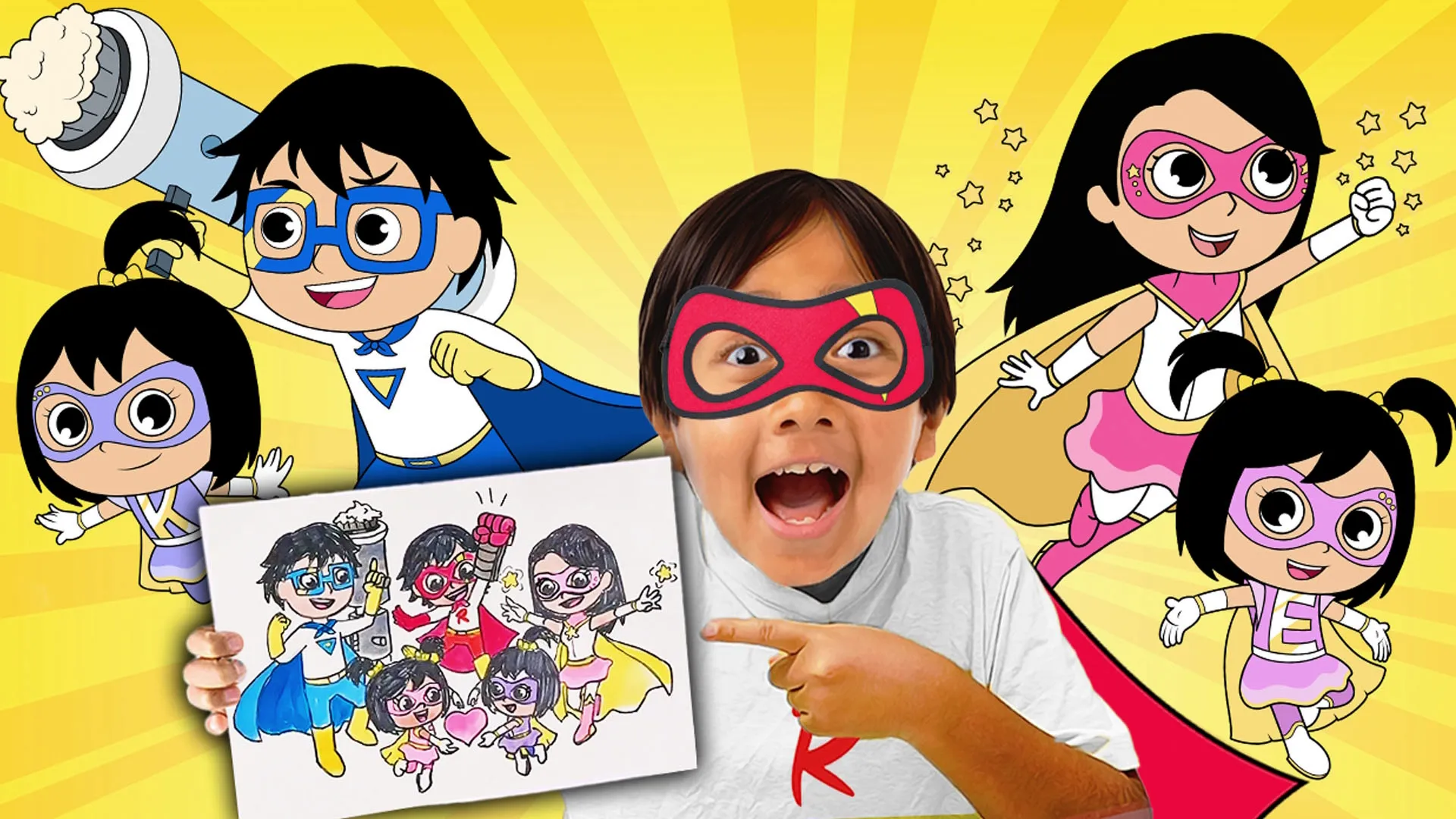 thumbnail - S1:E4 Ryan's Superhero Squad!