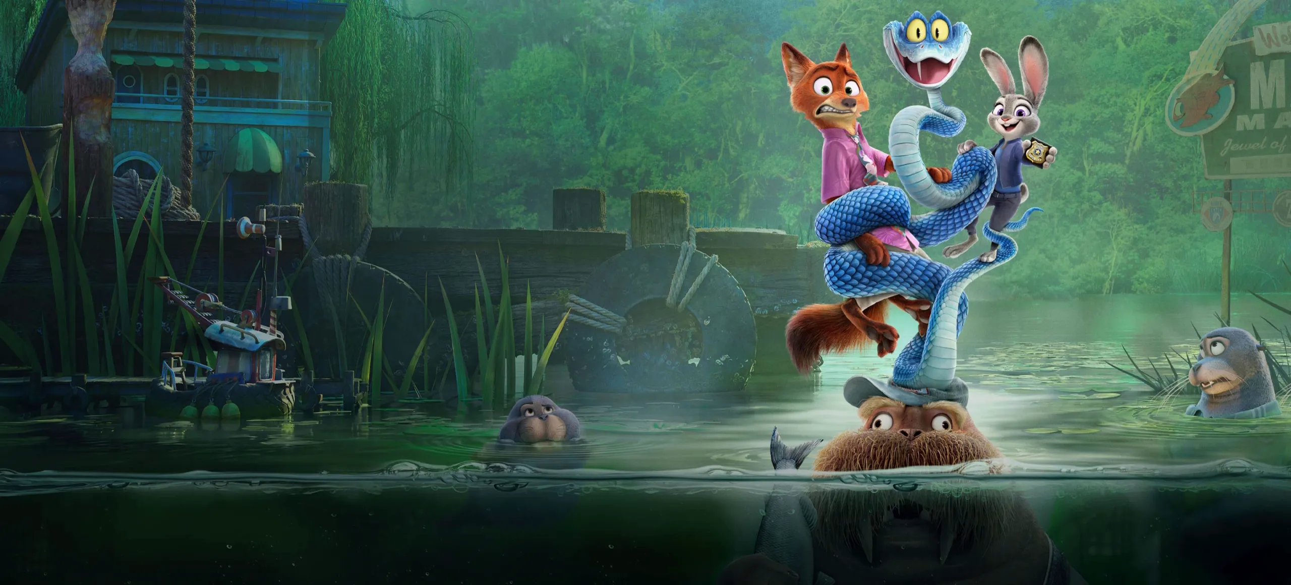 Background Image Slider - Zootopia 2