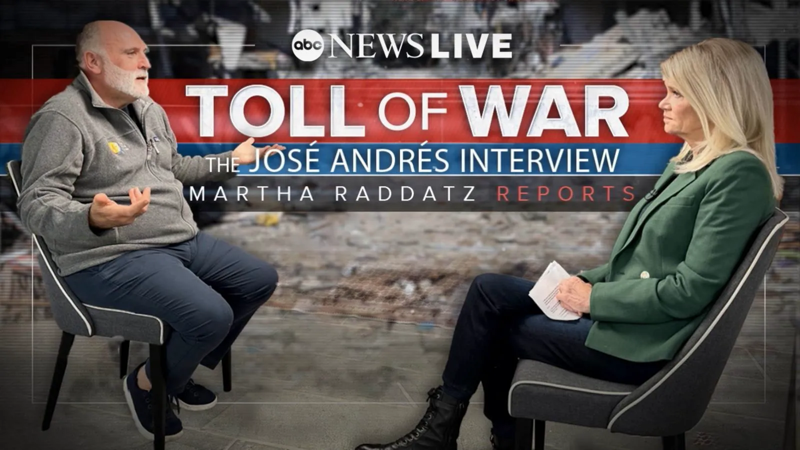 thumbnail - Toll of War: The José Andrés Interview | Martha Raddatz Reports