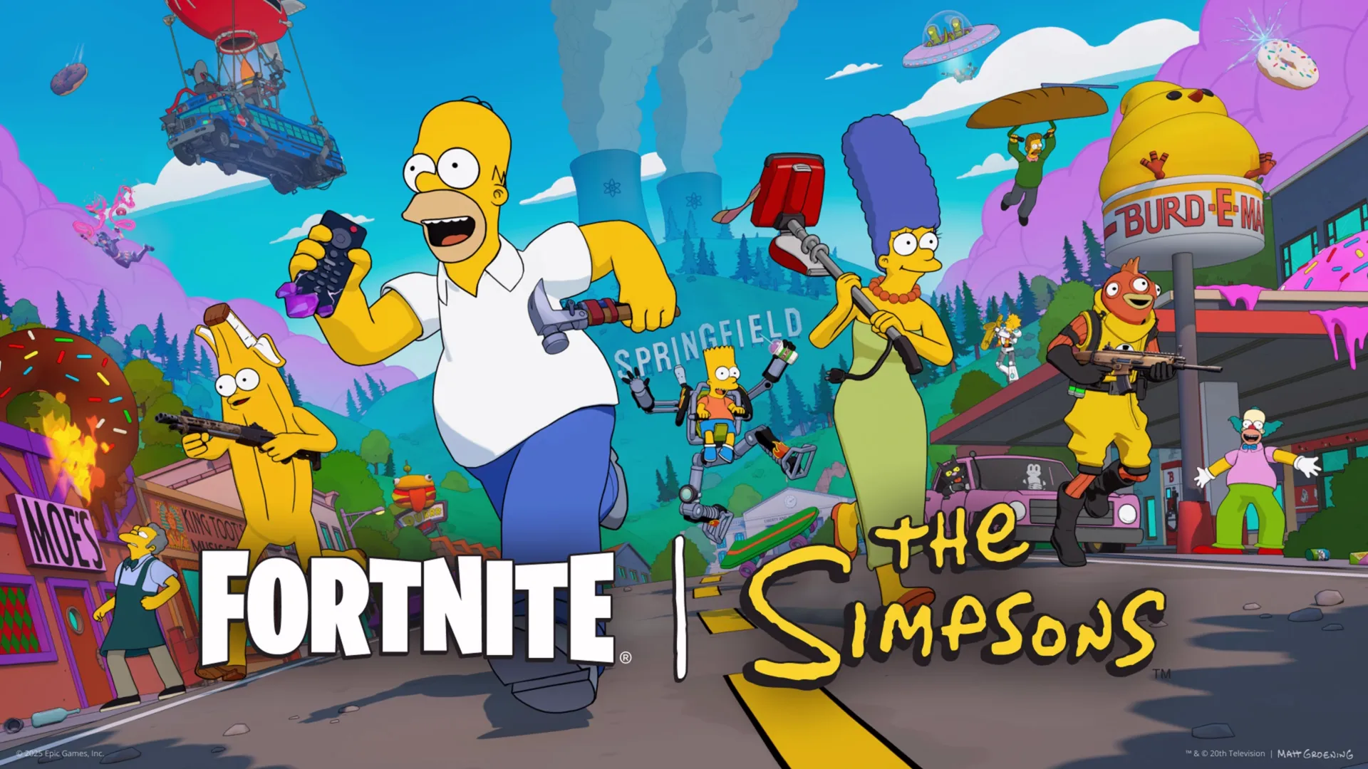 Fortnite e Os Simpsons: saiba quando termina a temporada especial