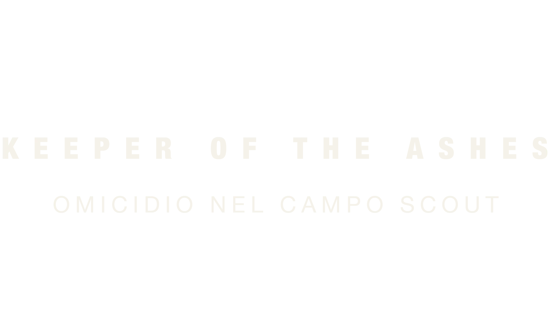 Keeper of the Ashes: Omicidio nel campo scout