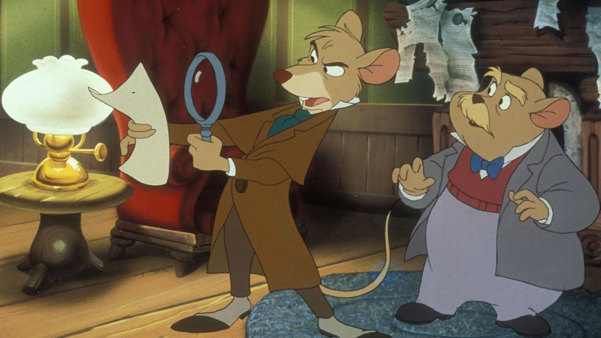 Basil of Baker Street in the 1986 Disney animated film The Great Mouse Detective