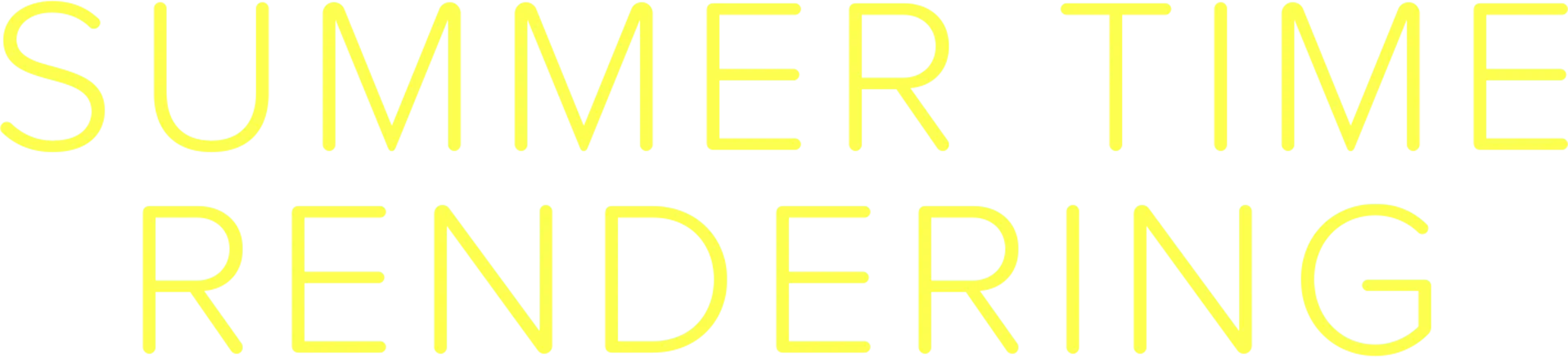 Summer Time Rendering