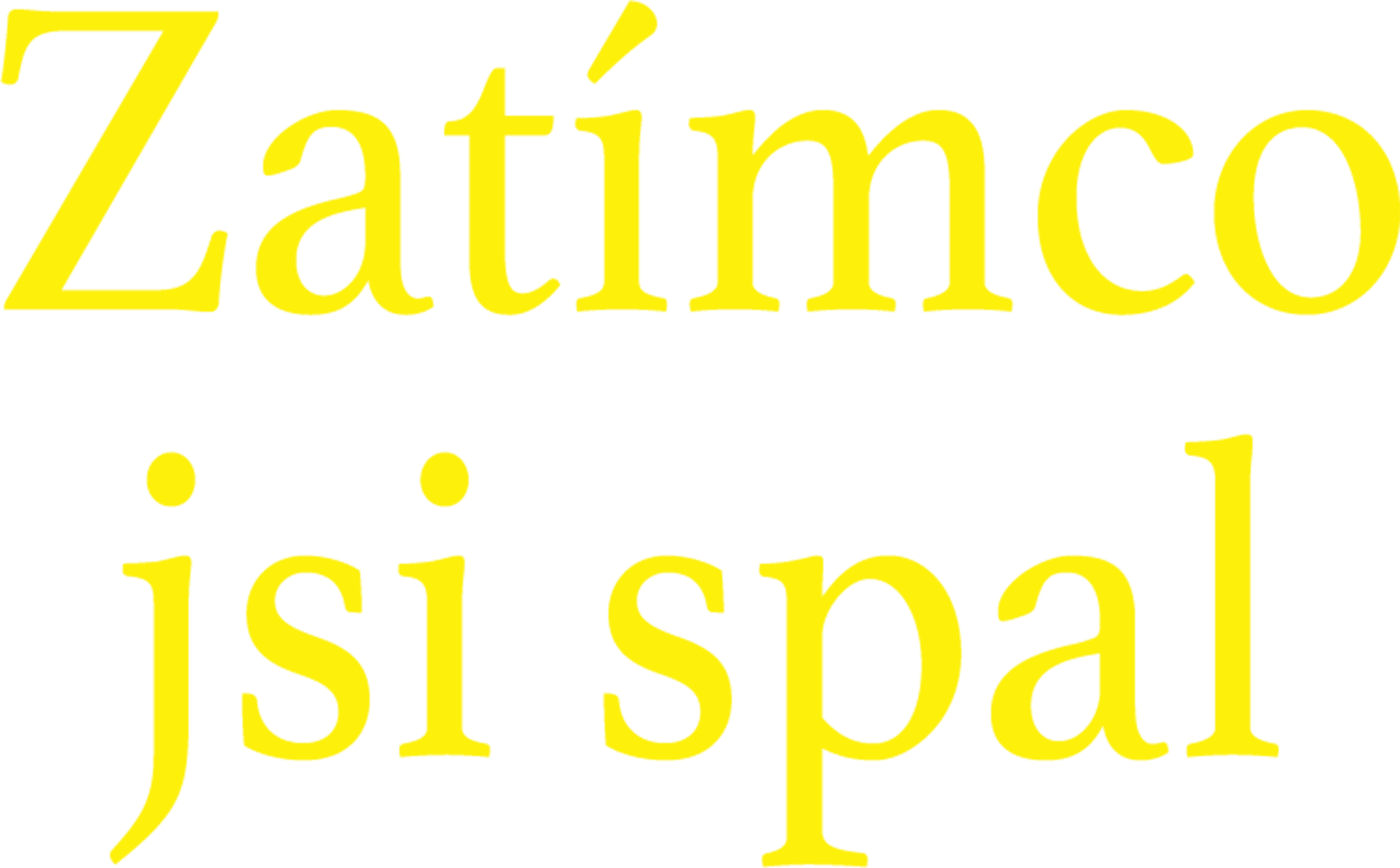 Zatímco jsi spal