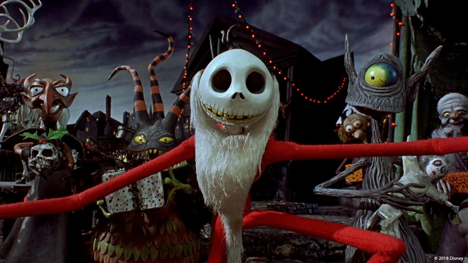 Jack Skellington in Disney’s Tim Burton’s The Nightmare Before Christmas