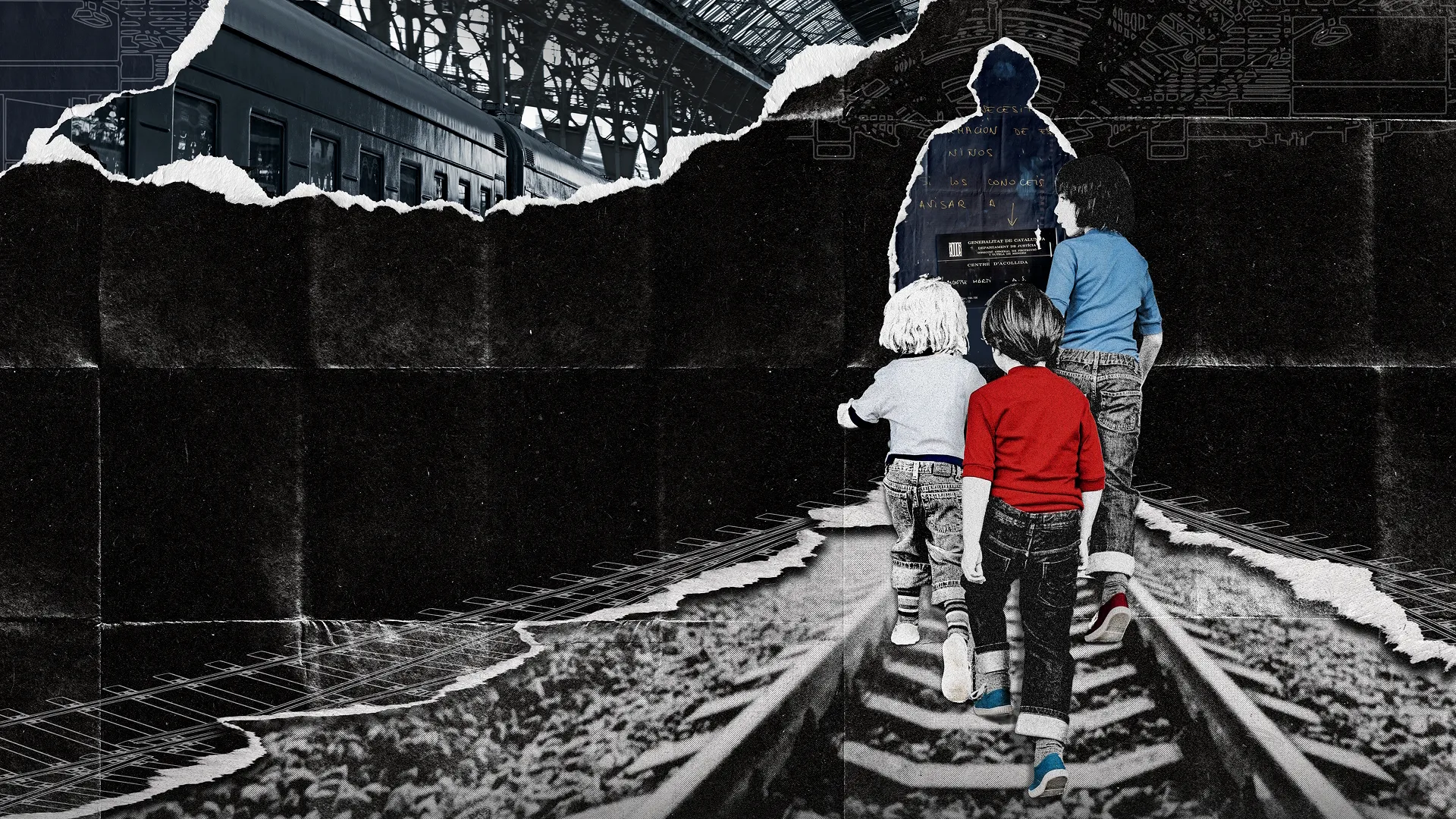 This image is the promotional poster for the 2026 documentary miniseries Abandoned.