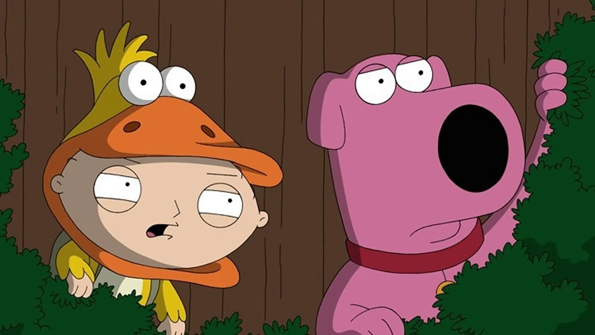Stewie and Brian from Family Guy